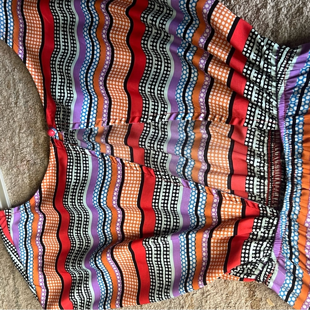 Colorful Striped Dress - Picture 4 of 5